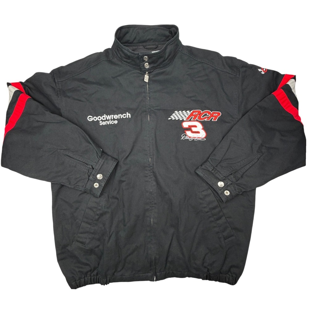 Vintage Chase Authentics Dale Earnhardt Sr #3 Goodwrench NASCAR Jacket XL